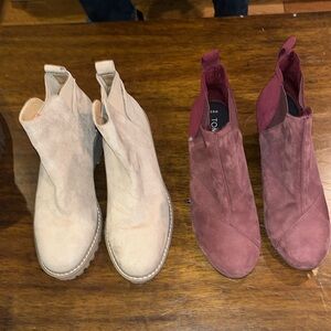 Tom’s booties Dolce Vita like new! 8.5